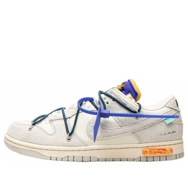 

Кроссовки x off white dunk low Nike, серый