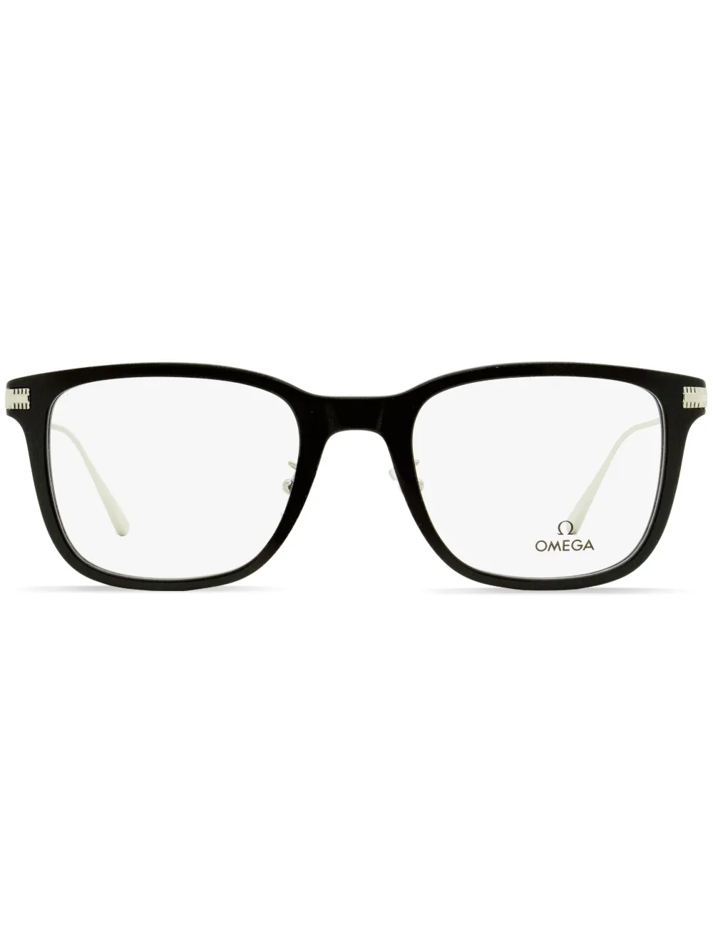 

Очки в прямоугольной оправе с логотипом OMEGA EYEWEAR, черный