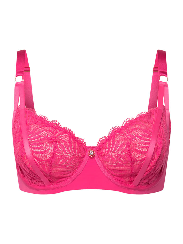 

Бюстгальтер на косточках Ulla Popken, цвет hibiskuspink