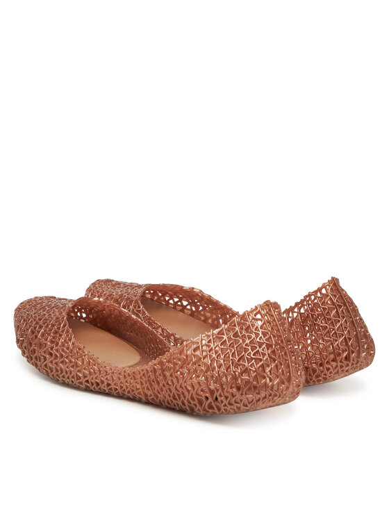 Балетки Melissa Campana Papel Ad M 33693 Melissa, коричневый — фото 3