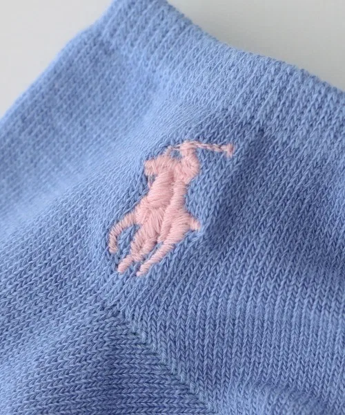 Носки детские с логотипом Polo Ralph Lauren, набор, хлопок, цвет мята — фото 2