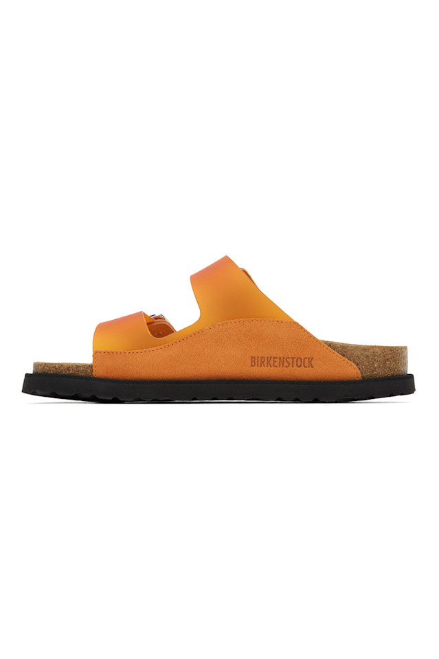1774 Arizona PVC молочные сандалии Birkenstock, оранжевый — фото 3