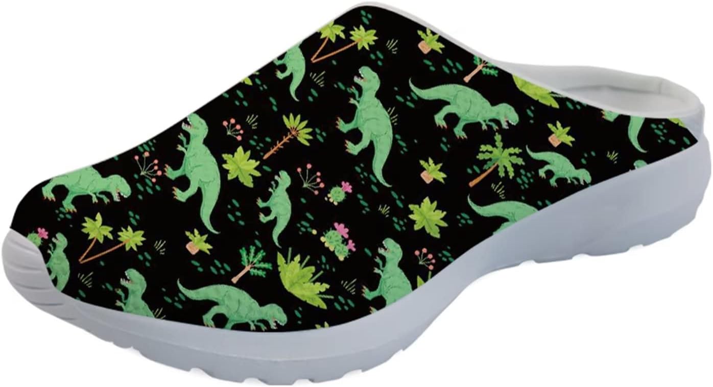 

Женские слипоны-мюли Forchrinse Black Bat Cobweb, мужские садовые сабо, сетчатые прогулочные туфли для повседневной носки, работы и спортзала, зеленый