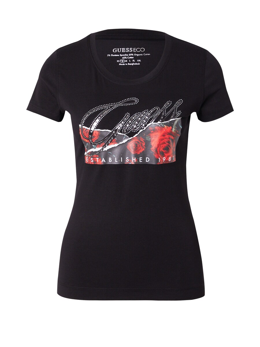

Рубашка GUESS Roses, черный