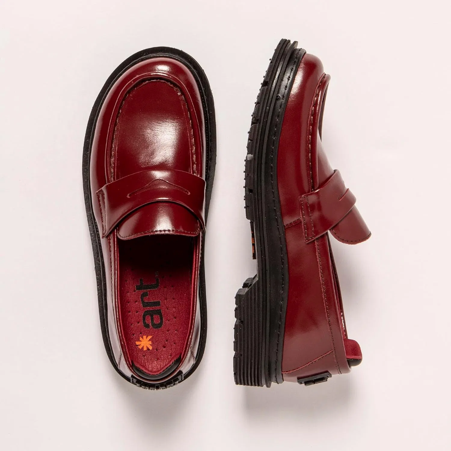 Мокасины ART Women's Moccasin, бордовый — фото 4