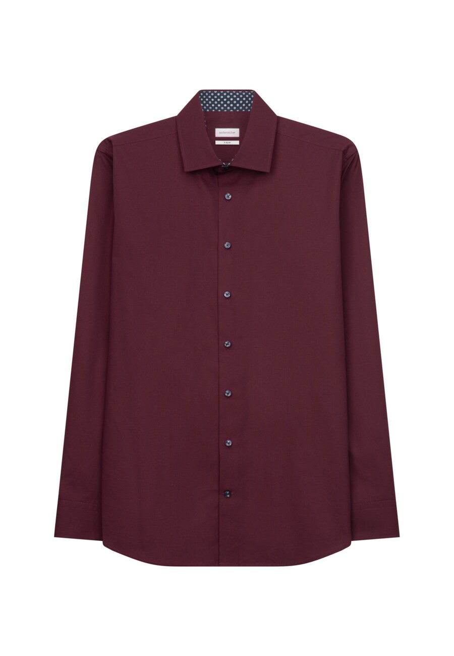 

Рубашка делового кроя Slim Fit SEIDENSTICKER X-Slim, темно-красный