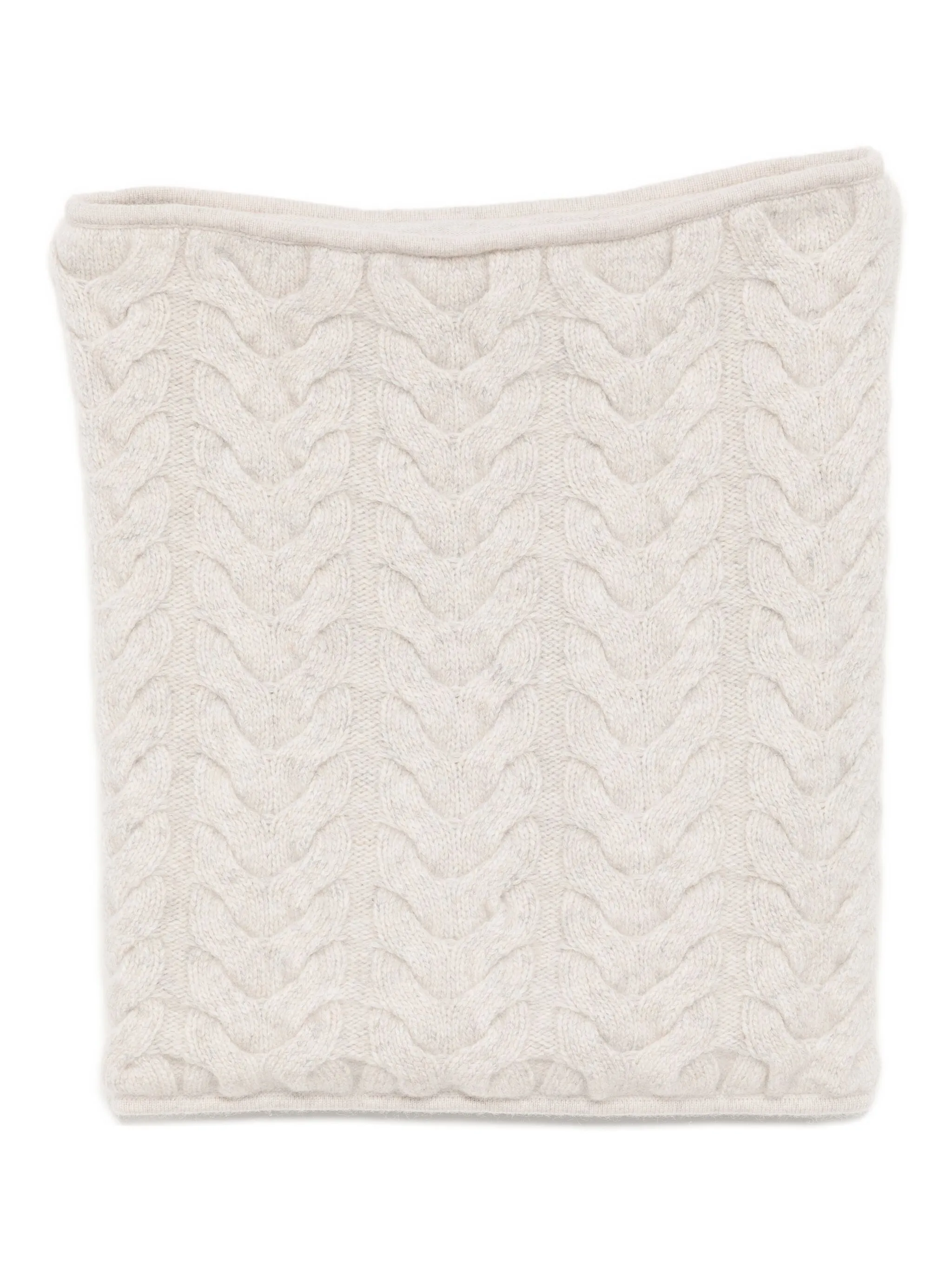 

Снуд фактурной вязки N.Peal, серый