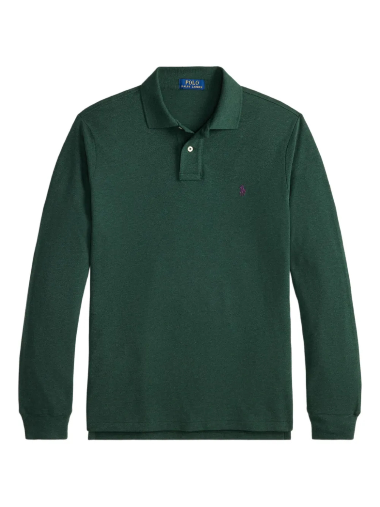 

Рубашка поло с длинными рукавами Polo Ralph Lauren, зеленый