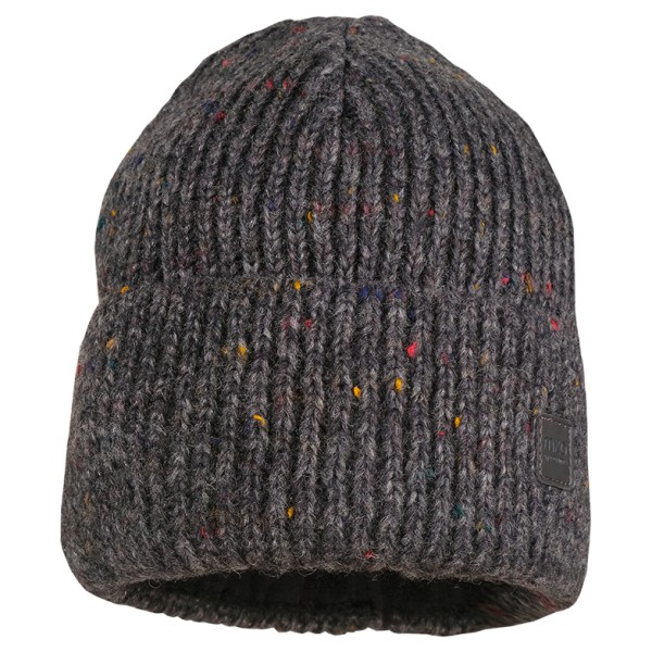 

Шапочка Girl-Beanie из трикотажной пряжи с подкладкой и отворотом Maximo, Carbon Melange