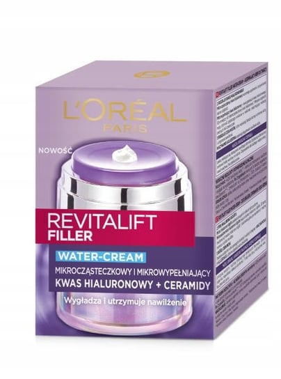 

Укрепляющий крем для лица, 50 мл L'oreal, Revitalift Filler Water-Cream, L’oreal