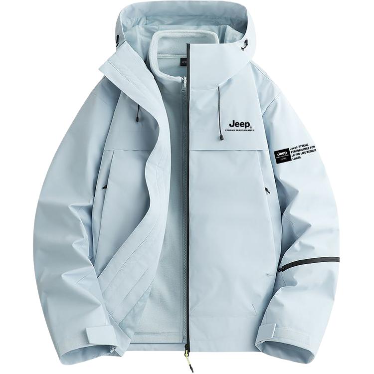 

Куртка Lifestyle Hooded Moderate Workwear унисекс Jeep, moonсветло-синий