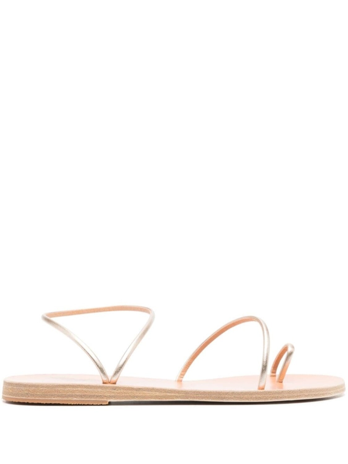 Ancient Greek Sandals босоножки Chora с эффектом металлик, золотистый