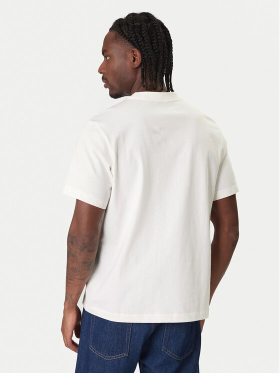 Футболка regular fit Maze Graphic LV04RE832G Calvin Klein, белый — фото 3
