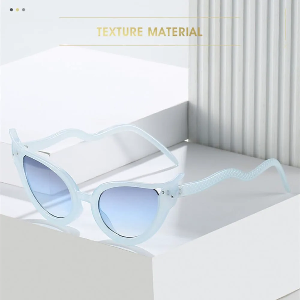 

Солнцезащитные очки «Кошачий глаз» с рисунком под змеиную кожу для женщин и мужчин, модные и сексуальные, с защитой от УФ-излучения UV400 generic, White Gray