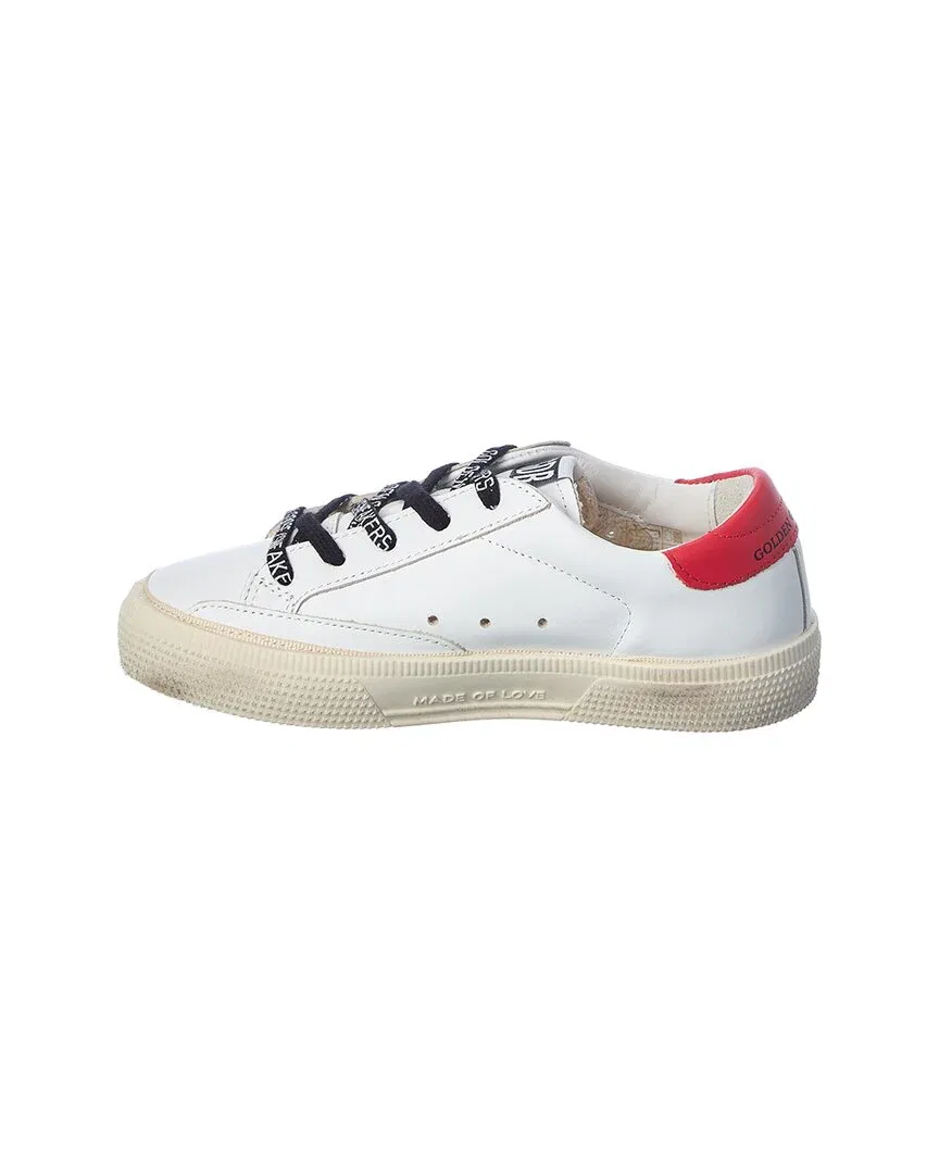 Кожаные кроссовки Golden Goose May — фото 2