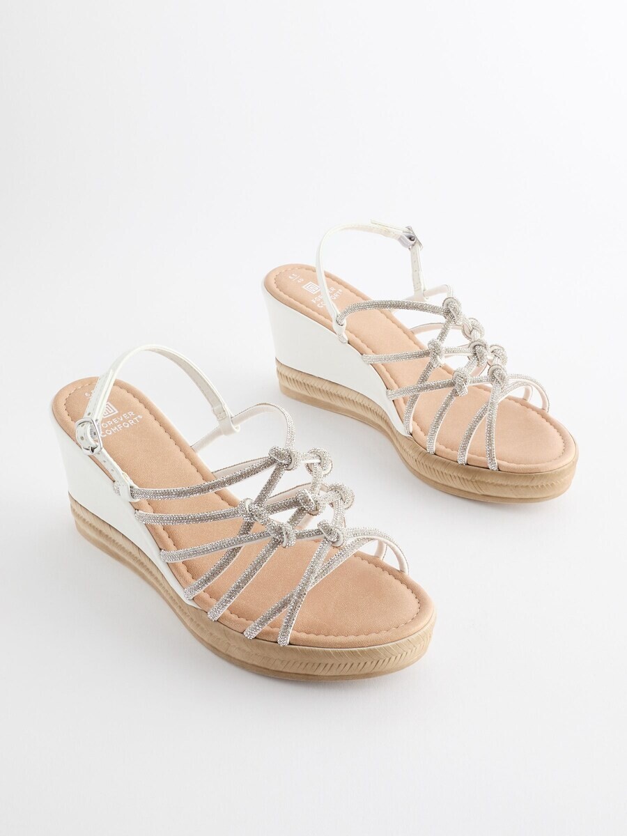 Босоножки на высоком каблуке Next Sandals Forever Comfort, белый — фото 2