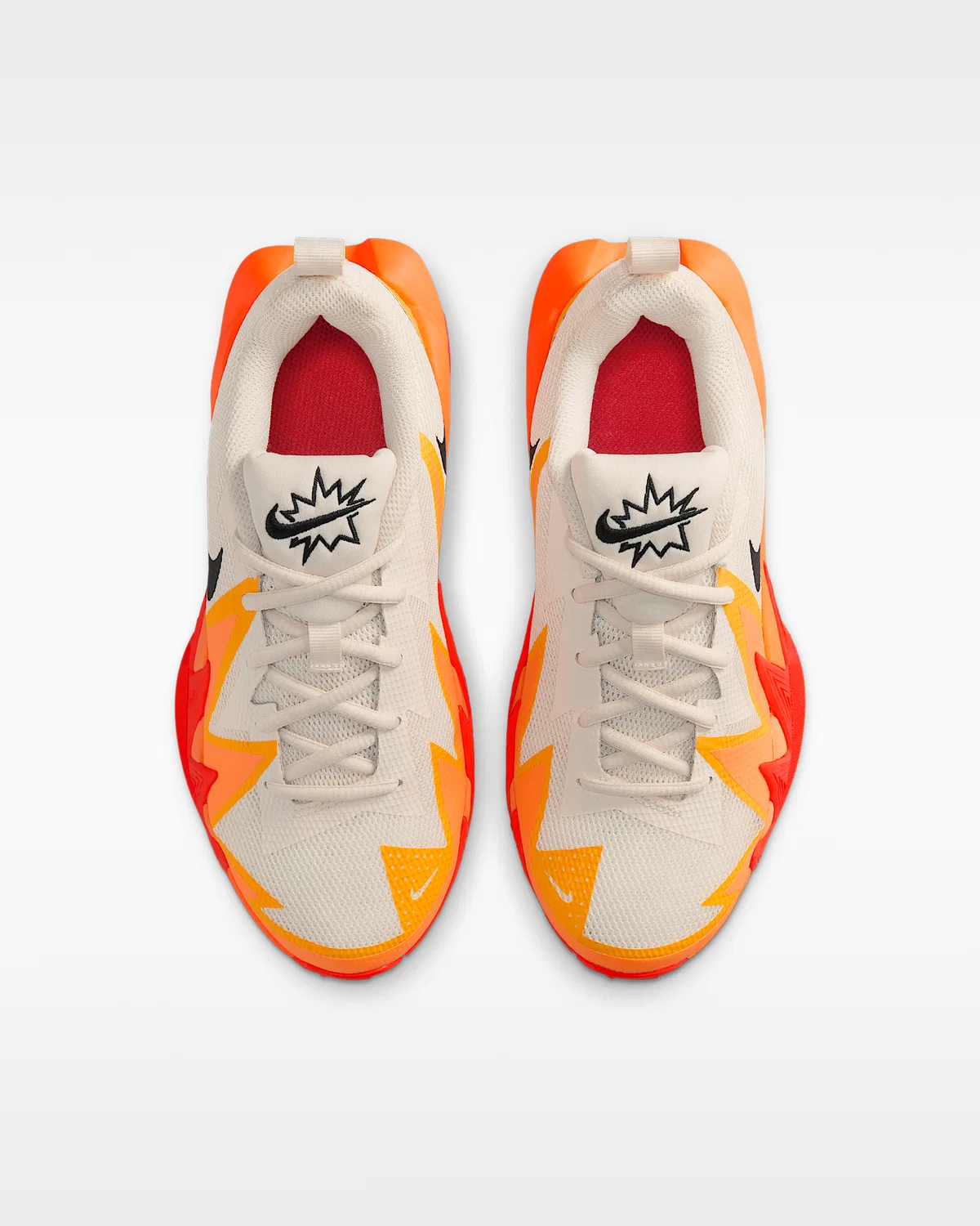 Кроссовки баскетбольные Nike S.T. Dynamite для старших детей, Chalk/Picante Red/Total Orange/Black — фото 4