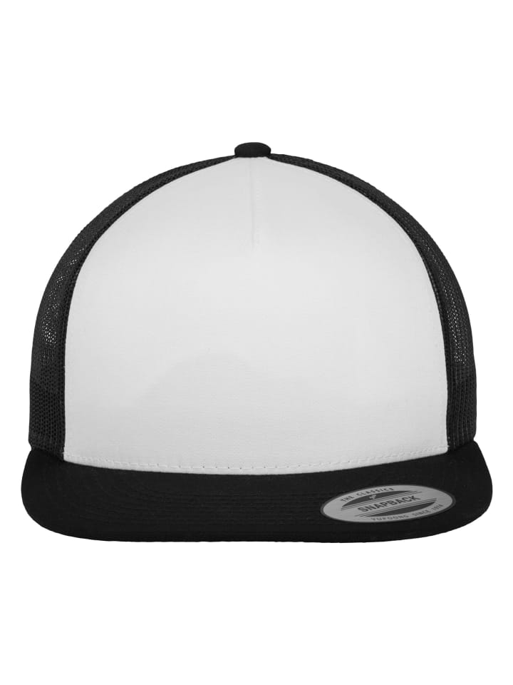 

Бейсболка Flexfit Trucker, цвет blk/wht/blk