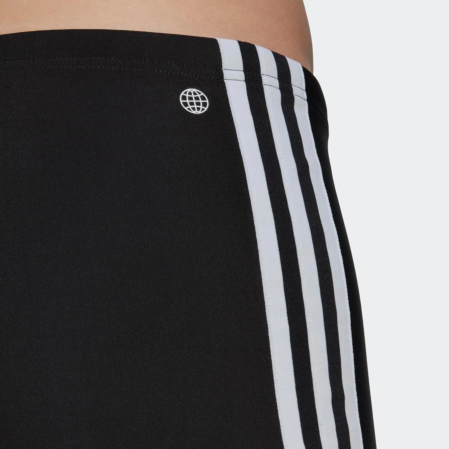Плавки Adidas Classic 3-Stripes, черно-белый — фото 4
