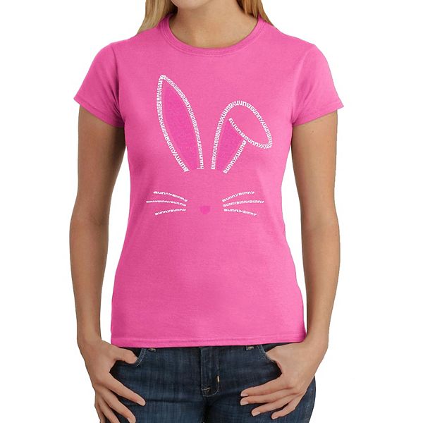 

Футболка с принтом Bunny ears La Pop Art, Pink, Розовый, Футболка с принтом Bunny ears La Pop Art, Pink