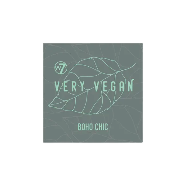 Палитра прессованных пигментов для век Boho chic, 8 г W7 Very vegan pressed pigment quad — фото 2