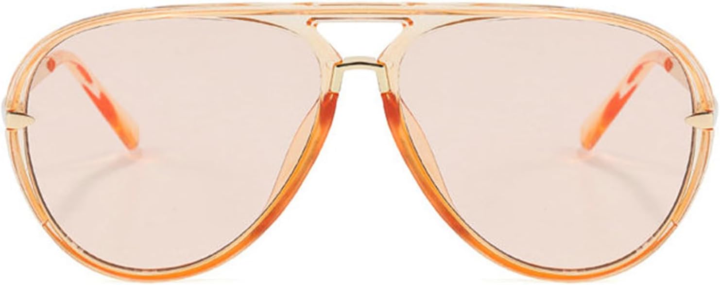 

Солнцезащитные очки Helena Fashion Oval для женщин и мужчин, винтажные, увеличенного размера, в стиле «пилот», для активного отдыха, модные, с защитой от УФ-излучения UV400, C3