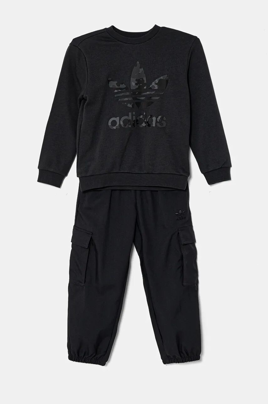 

Детский спортивный костюм adidas Originals CREW SET, черный