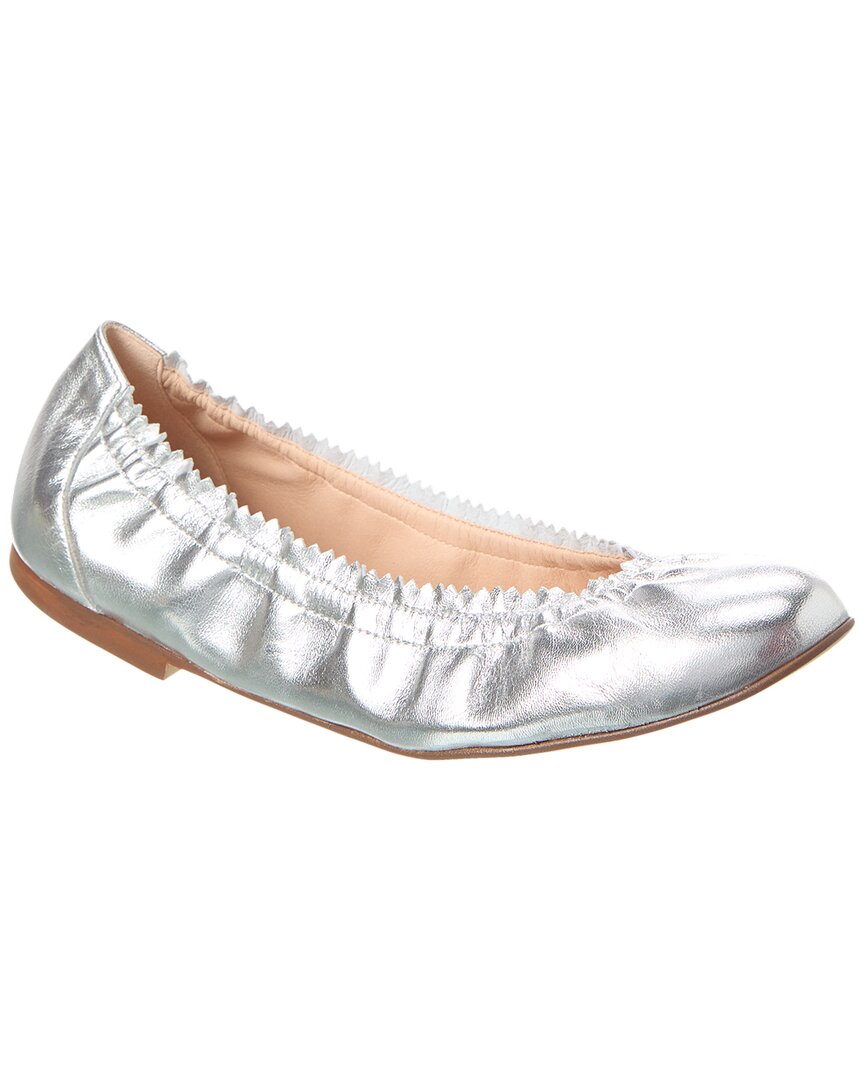 Балетки женские French Sole, серебряный