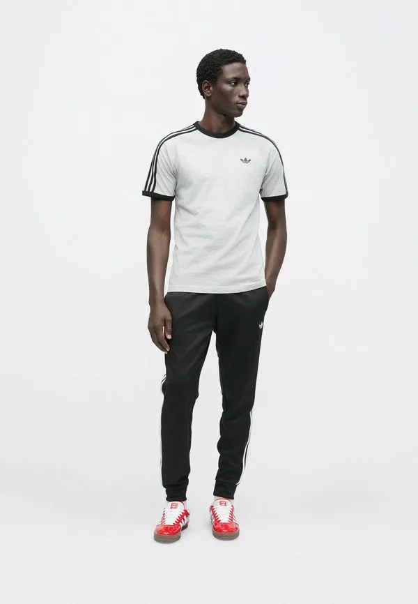 Футболка с принтом 3s Adidas Originals, Medium Grey Heather — фото 3
