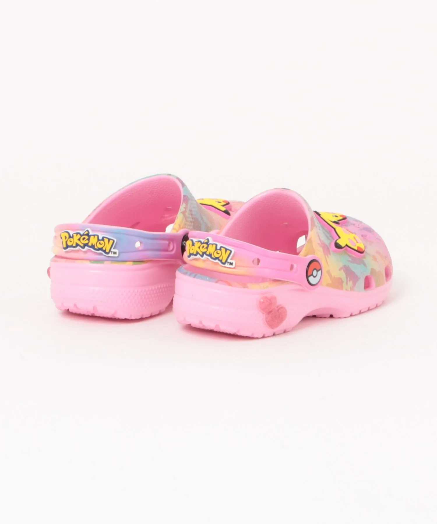 Детские кроксы crocs Classic Clog K Pikachu Pink — фото 2