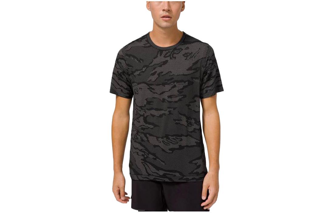 

Футболка мужская камуфляж черная/CICA/SILD/BLK Lululemon