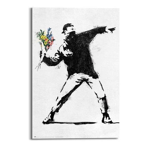

Фреска Reinders Banksy Flower Bomber, черный