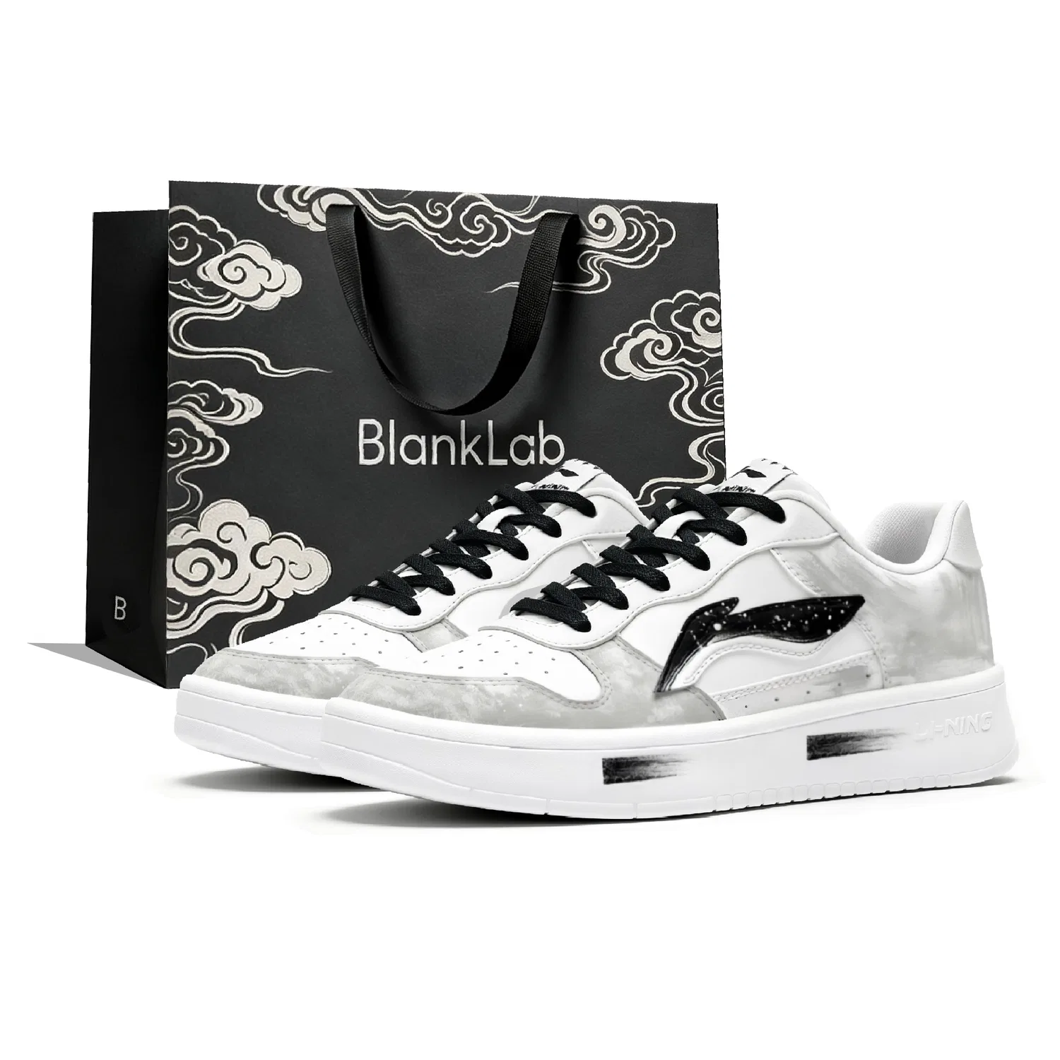 Скейтбордические кроссовки Ink-Dyed Blended White Li-Ning