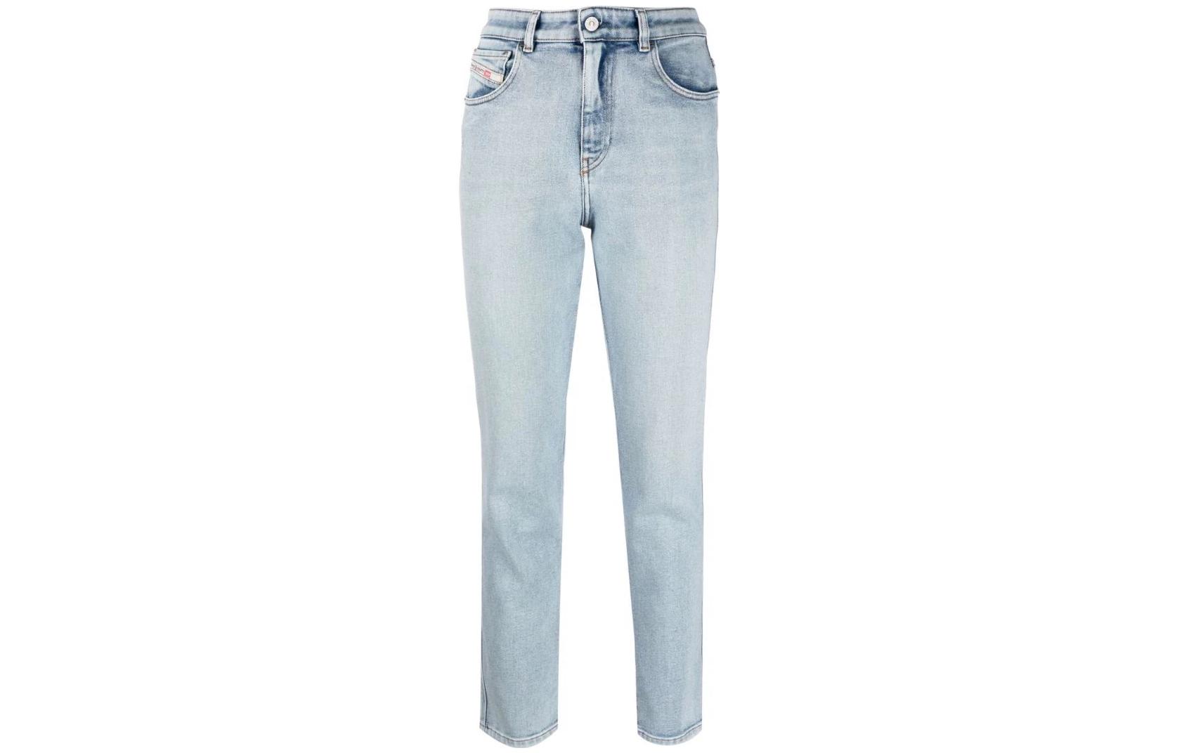 

Высокие облегающие джинсы DIESEL 1994, синие