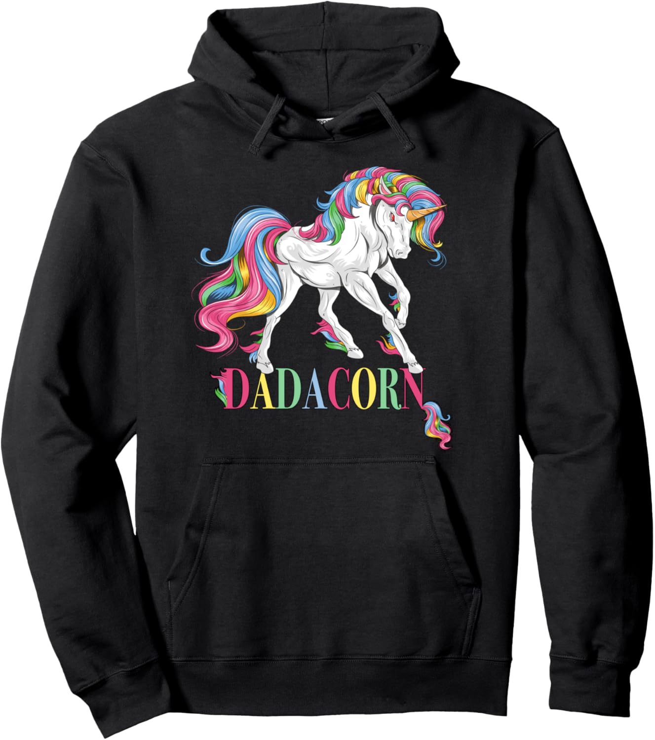 

Толстовка Dadacorn Unicorn Daddy - отличный подарок для новоиспеченного папы Dsbe Unicorn Dad Family Dadacorn Gifts And Shirts, черный