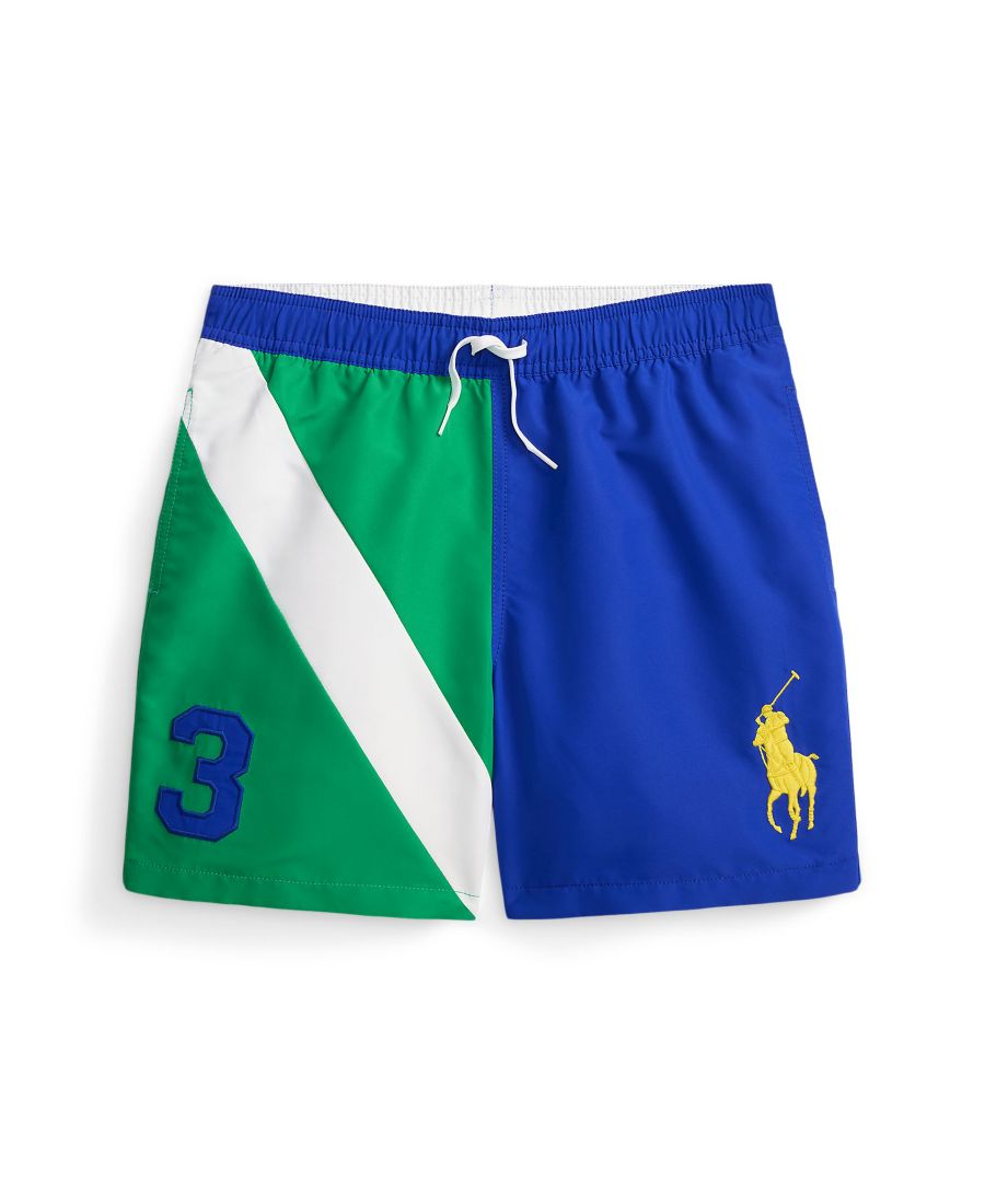

Плавки Traveler Big Pony для мальчиков 8-20 лет Polo Ralph Lauren, Cruise Green/New Sapphire
