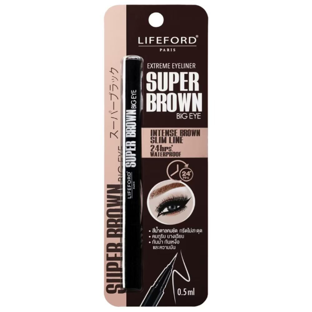 

Lifeford Подводка для глаз Paris Extreme Super Brown 0,5 мл, Brown