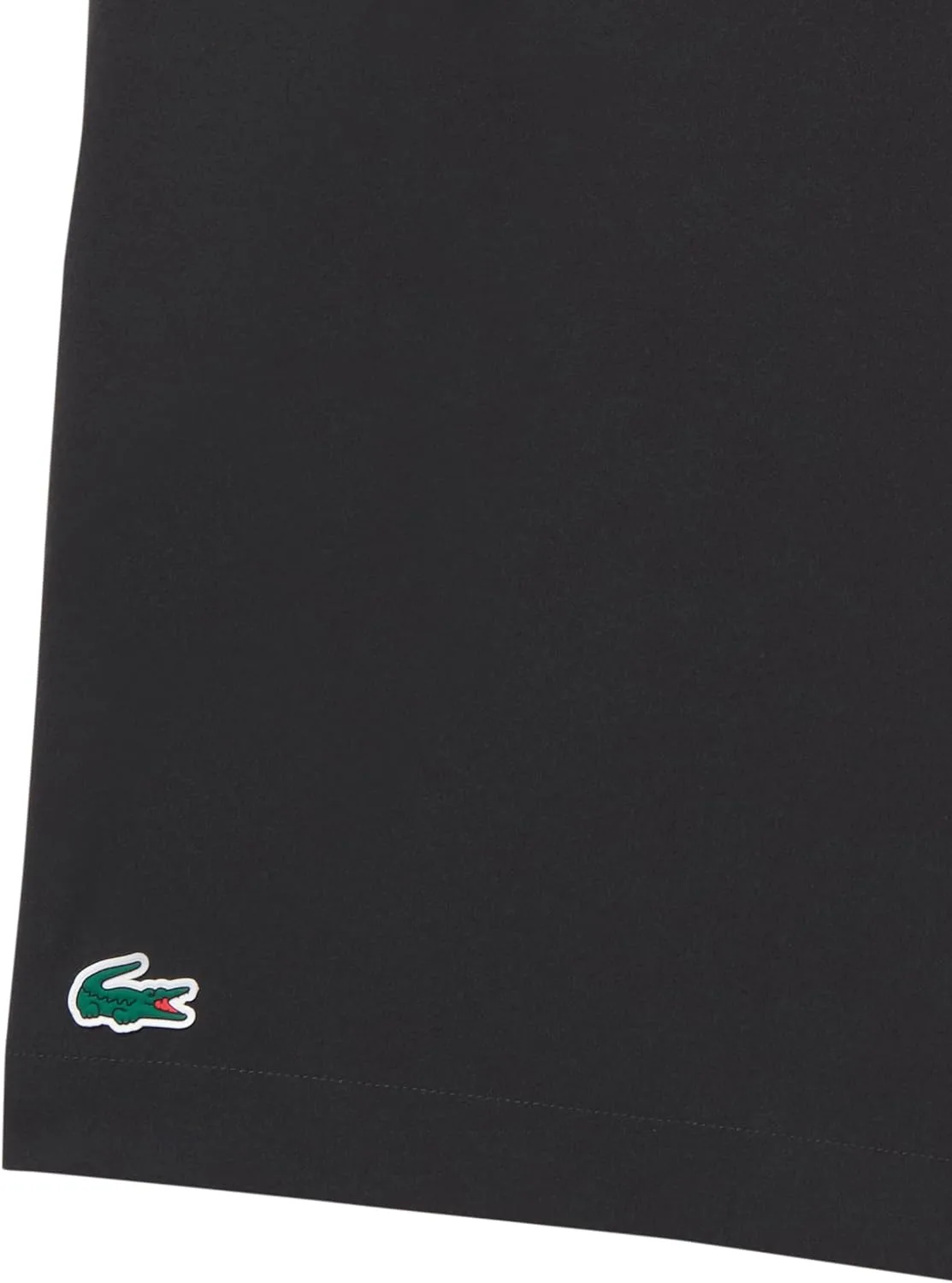 Шорты Lacoste Big Fit Regular Fit, однотонные, черный — фото 2