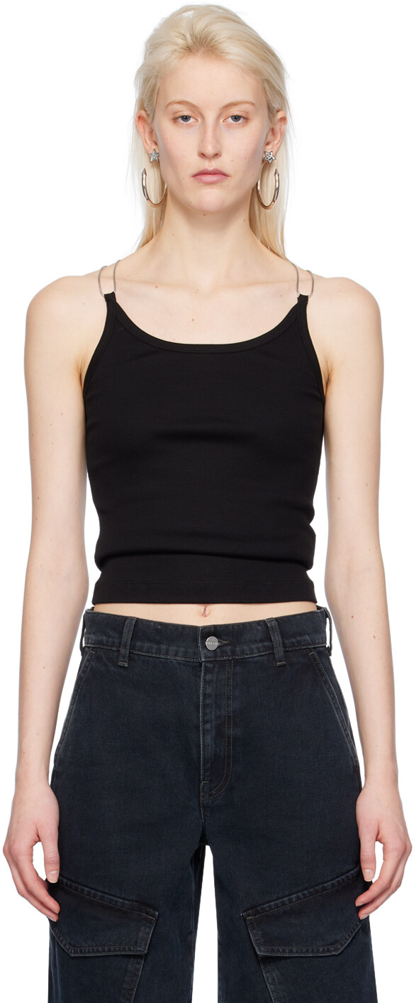 

Черная майка с проволочным ремешком Dion Lee, цвет Black