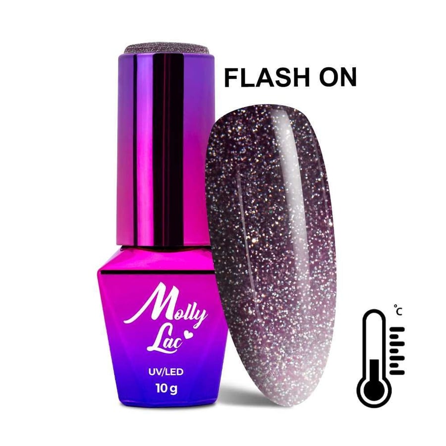 

MollyLac Thermo Flashing Lights Itself Гибридный лак 10 г № 694