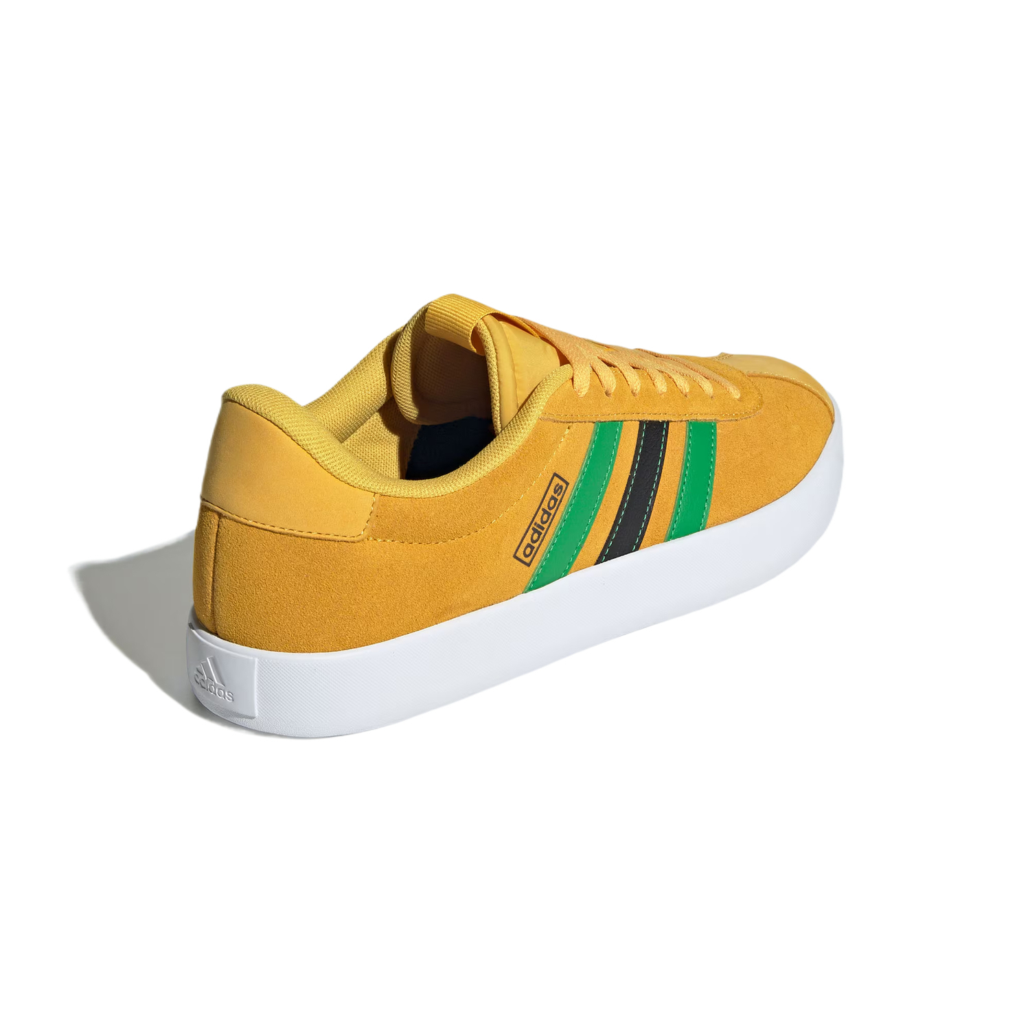 Антискользящие и износостойкие теннисные кроссовки низкие унисекс Gold/Fresh Green/No. 1 Black Adidas, Gold/Bright Green/Black No. 1 — фото 2