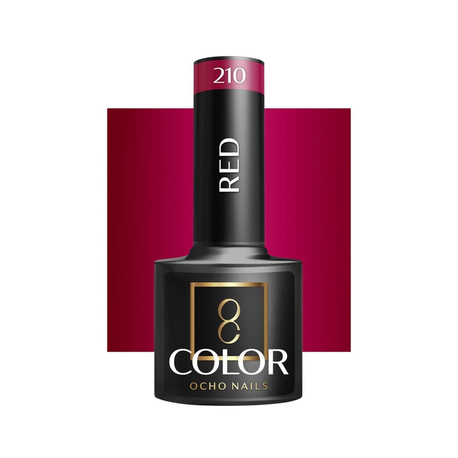 

OCHO NAILS Гибридный лак для ногтей красный 210 -5 г Active Shop