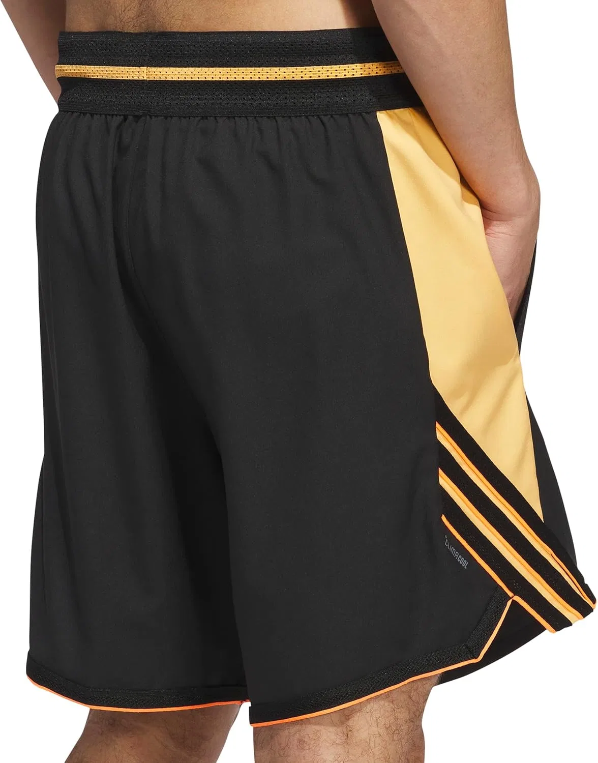 Мужские шорты для баскетбола adidas Crazy Lite, Black/Hazy Orange/Black — фото 4