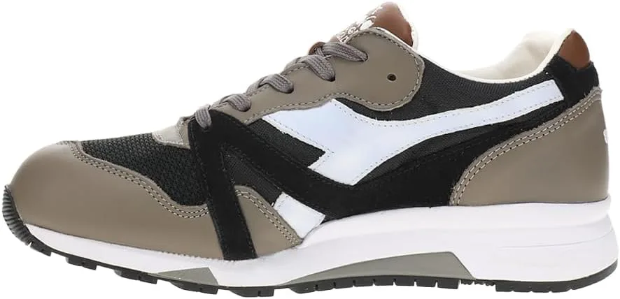 Мужские кроссовки Diadora N9000 2030 Italia на шнуровке повседневные - черные, черный — фото 3
