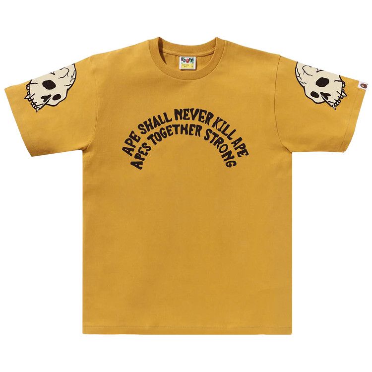 

Футболка BAPE Souvenir Skull Tee, Yellow