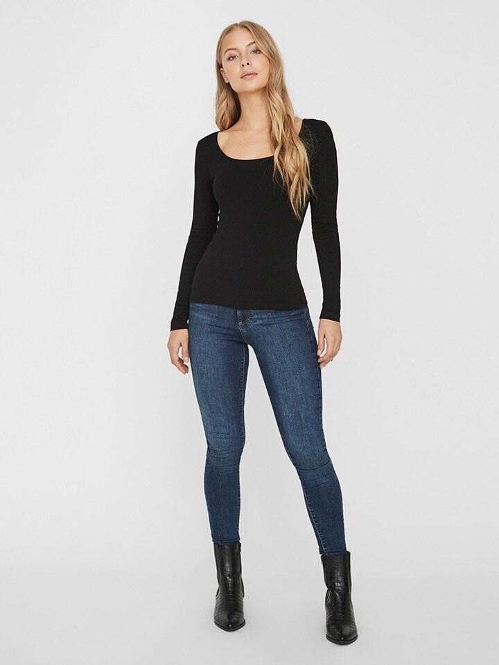 

Лонгслив Vero Moda, черный