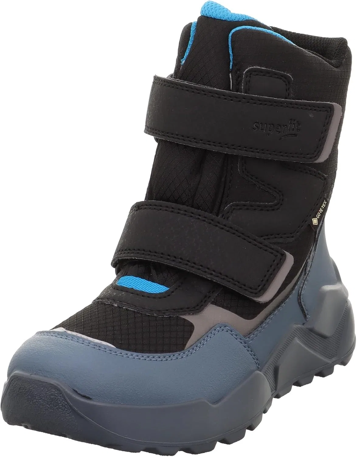 Мужские и детские теплые ботинки Superfit Rocket с мембраной Gore-Tex, сине-бирюзовый 8020