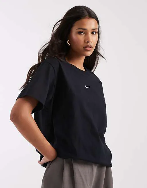 

Черная оверсайз-футболка Nike Classic, Черный, Черная оверсайз-футболка Nike Classic