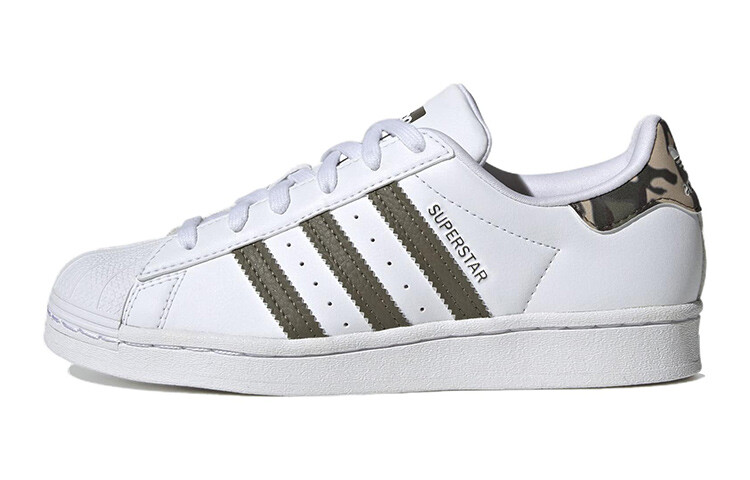 

Кроссовки Adidas Superstar Cloud White Olive Strata GS