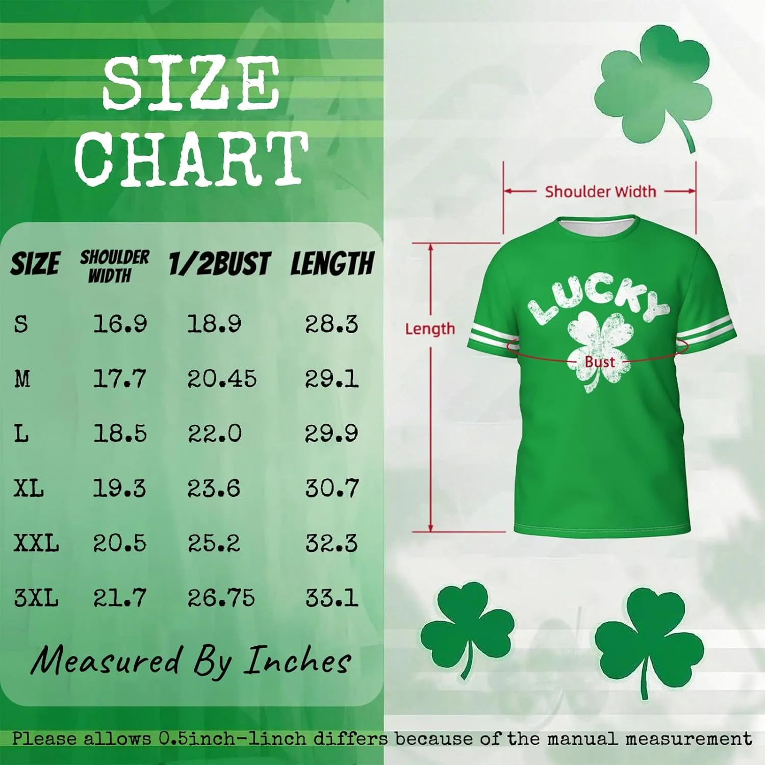 Футболка Custom St. Patrick's Day с именем и номером — фото 3
